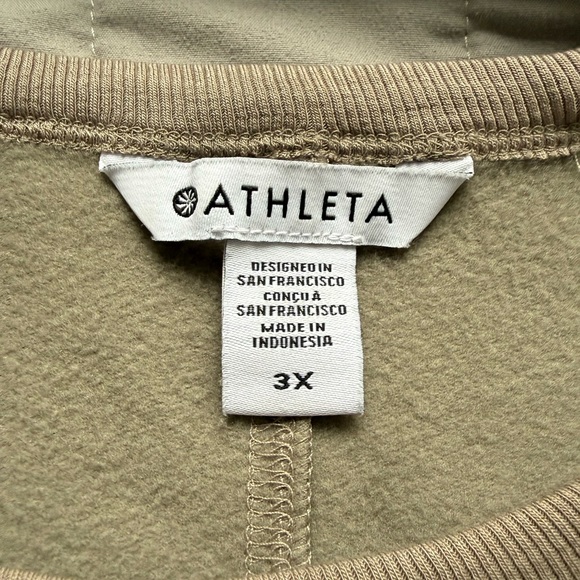 Athleta Coaster Luxe Sweatshirt- 3X - Picture 3 of 9